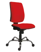 777 SYN/CR  židle kancelářská koženka SK 7 - koženka červená